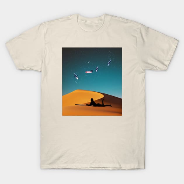 DESERT SURFING T-Shirt by karadoc